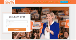 Desktop Screenshot of ontariondp.ca